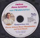CD - Vortrag: Hl. Anna Schäffer von Mindelstetten