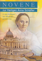 Buchcover- Novene zur heiligen Anna Schäffer